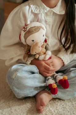 Little Dutch Rosa Muñeca Blandita Navidad ·*Niños Muñecos Blanditos|Juguetes Montessori