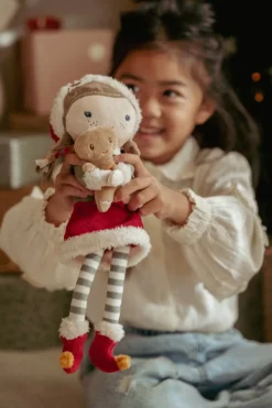 Little Dutch Rosa Muñeca Blandita Navidad ·*Niños Muñecos Blanditos|Juguetes Montessori