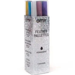 Omy Rotuladores Glitter*Niños Bolis, Lápices Y Rotus|Pinturas