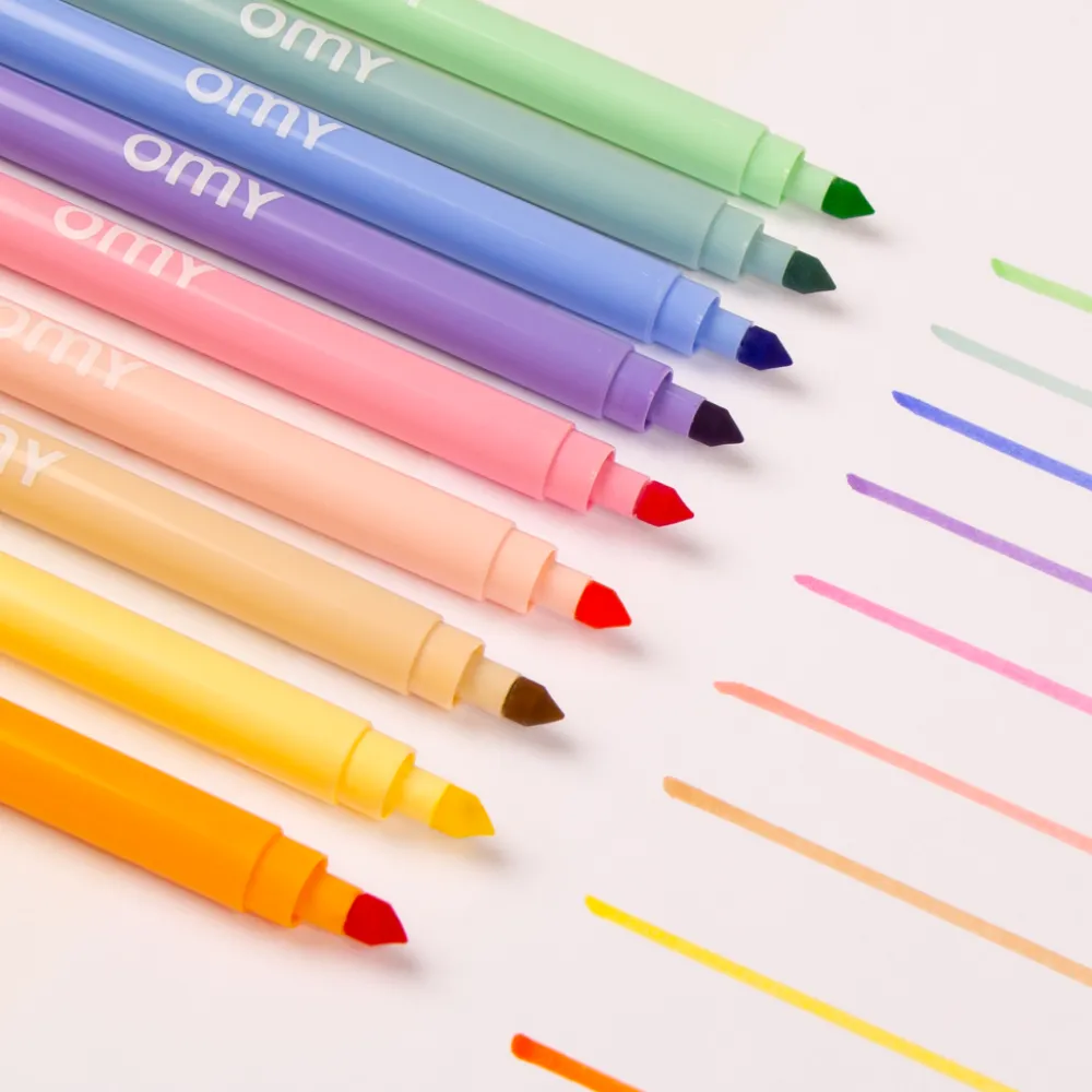 Omy Rotuladores Pastel*Niños Bolis, Lápices Y Rotus|Pinturas