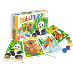 Sentosphère Sablimage · Animales en Peligro*Niños Pintar Con Arena|Kit De Manualidades