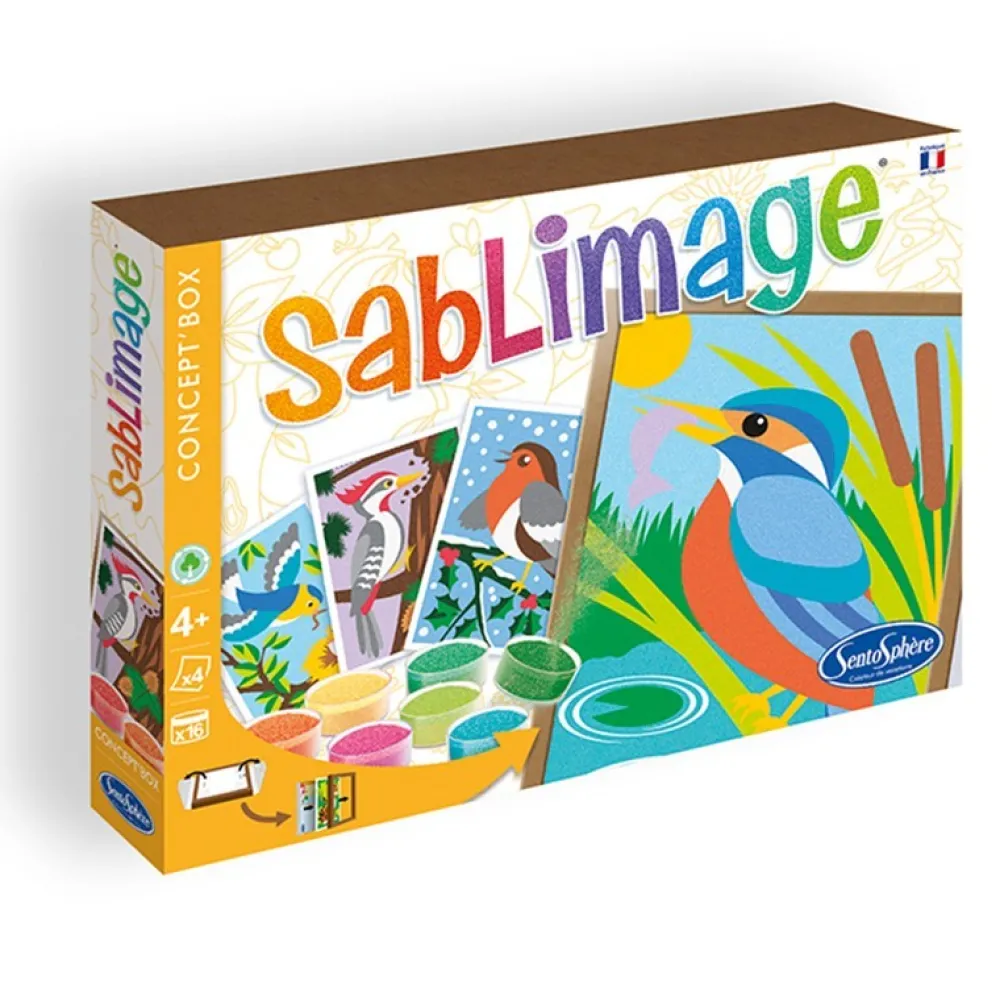Sentosphère Sablimage · Aves*Niños Pintar Con Arena|Kit De Manualidades