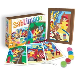 Sentosphère Sablimage · Bomberos*Niños Pintar Con Arena|Kit De Manualidades