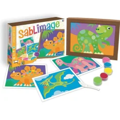 Sentosphère Sablimage · Dinosaurios*Niños Pintar Con Arena|Kit De Manualidades