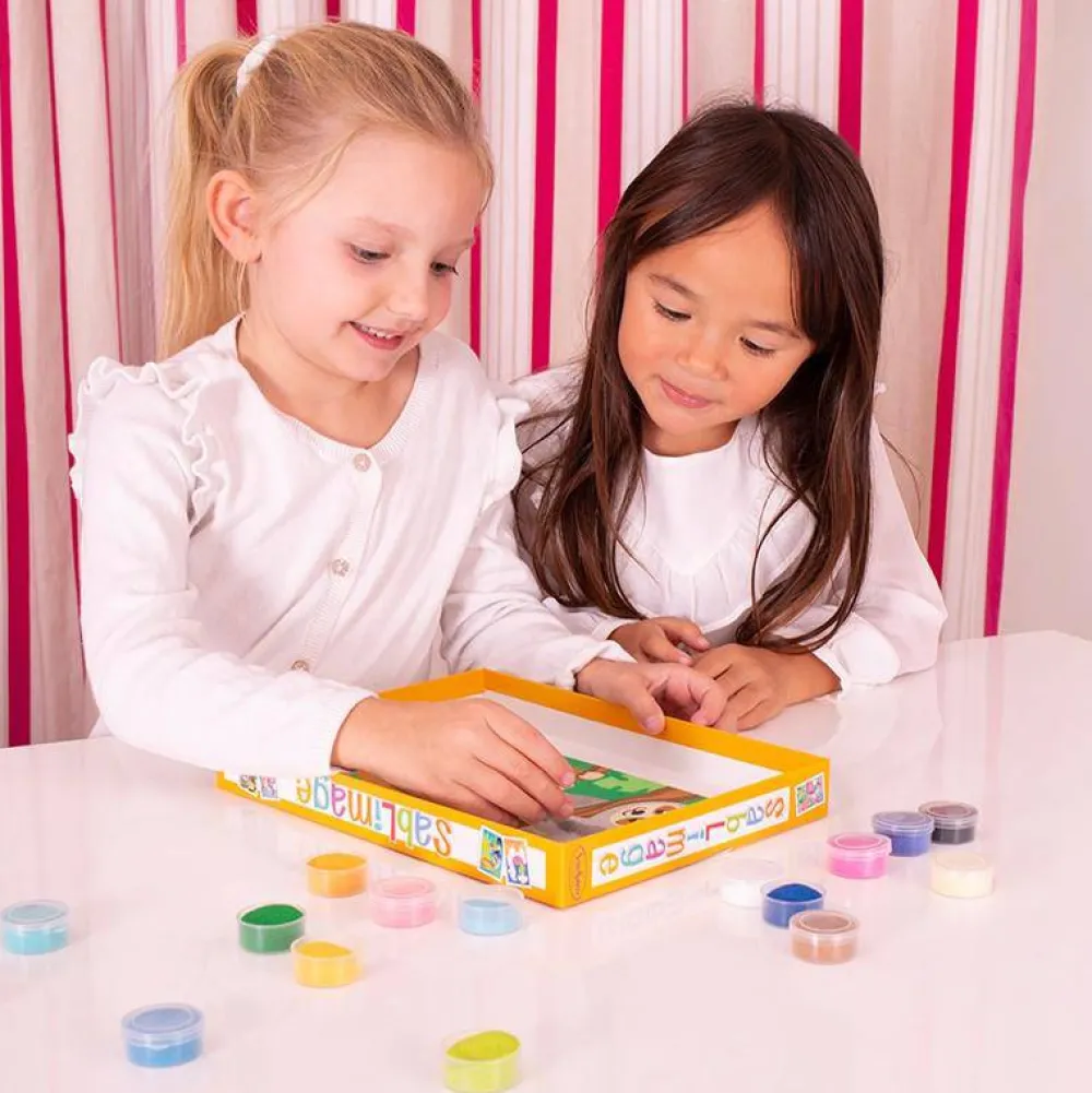 Sentosphère Sablimage · Dinosaurios*Niños Pintar Con Arena|Kit De Manualidades