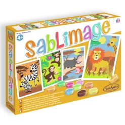 Sentosphère Sablimage · Fauna Africana*Niños Pintar Con Arena|Kit De Manualidades