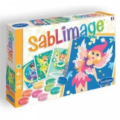 Sentosphère Sablimage · Hadas*Niños Pintar Con Arena|Kit De Manualidades