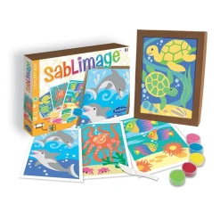 Sentosphère Sablimage · Mundo Submarino*Niños Pintar Con Arena|Kit De Manualidades