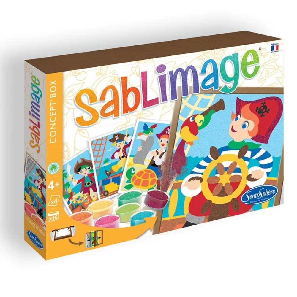 Sentosphère Sablimage · Piratas*Niños Pintar Con Arena|Kit De Manualidades