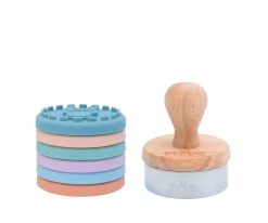 We Might Be Tiny Sello Silicona Stampies Pascua para Galletas o plastilina*Niños Accesorios De Cocina Para Niños|Kit De Manualidades