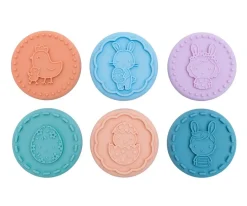 We Might Be Tiny Sello Silicona Stampies Pascua para Galletas o plastilina*Niños Accesorios De Cocina Para Niños|Kit De Manualidades