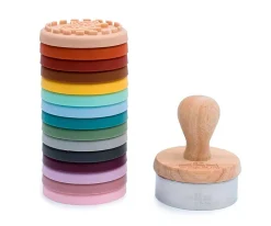 We Might Be Tiny Sello Silicona Stampies para Galletas o Plastilina*Niños Accesorios De Cocina Para Niños|Kit De Manualidades