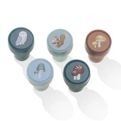 Little Dutch Sellos Forest Friends ·*Niños Kit De Manualidades|Juguetes Y Juegos Motricidad Fina