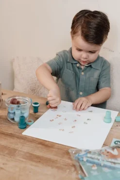 Little Dutch Sellos Forest Friends ·*Niños Kit De Manualidades|Juguetes Y Juegos Motricidad Fina