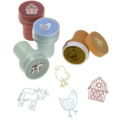 Little Dutch Sellos Pequeña Granja ·*Niños Kit De Manualidades|Juguetes Y Juegos Motricidad Fina