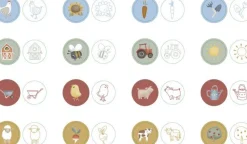 Little Dutch Sellos Pequeña Granja ·*Niños Kit De Manualidades|Juguetes Y Juegos Motricidad Fina