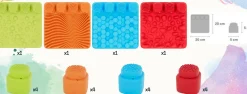 Meli Sensory Paths 20 piezas*Niños Bloques Meli|Juguetes Y Juegos Motricidad Fina
