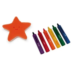 Janod Set 6 Ceras de Baño y Esponja*Niños Juguetes De Baño