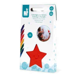 Janod Set 6 Ceras de Baño y Esponja*Niños Juguetes De Baño