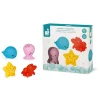 Janod Set 4 lanzadores de agua Animales del Mar ·*Niños Juguetes De Baño