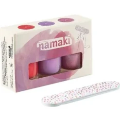 Namaki Set 3 Pintauñas al agua Eternal Roses ·*Niños Pintauñas Para Niñas Y Niños|Disfraces Infantiles