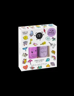 Nailmatic Set 2 Pintauñas al agua Wow ·*Niños Pegatinas Para Uñas|Pintauñas Para Niñas Y Niños