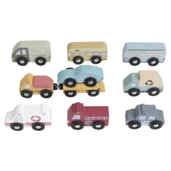 Little Dutch Set 9 vehículos ·*Niños Juguetes Waldorf|Juguetes Montessori