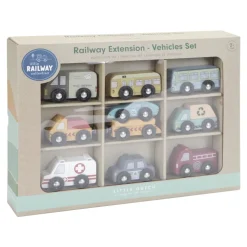 Little Dutch Set 9 vehículos ·*Niños Juguetes Waldorf|Juguetes Montessori