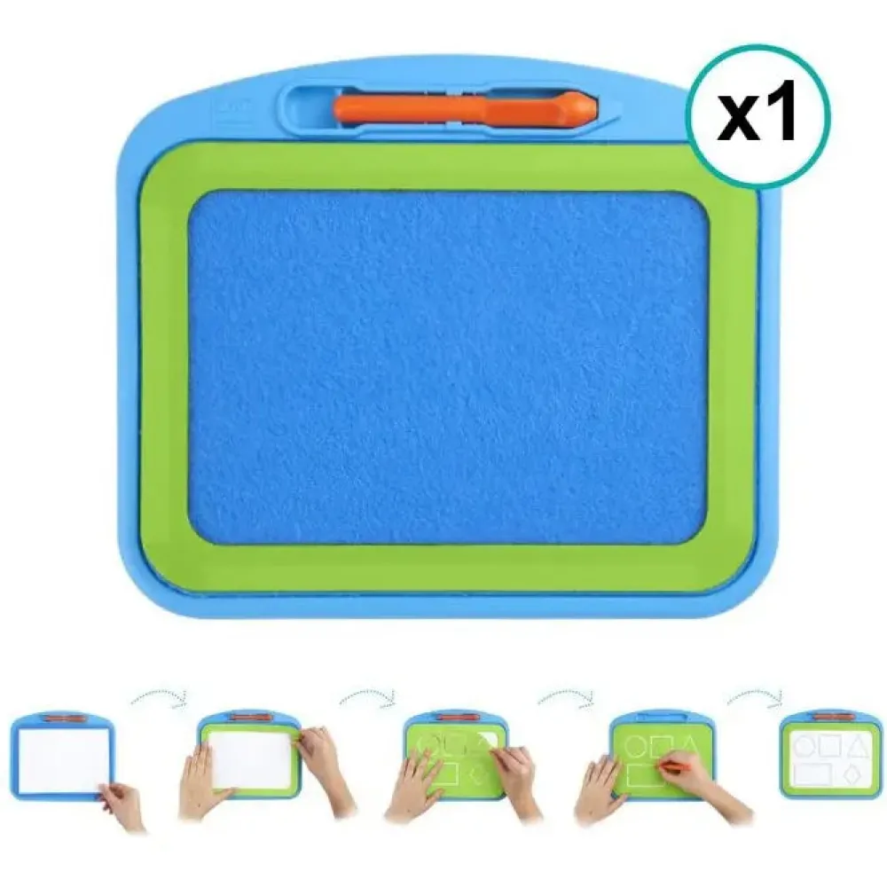 Dideco Set bandeja y punzón preescritura*Niños Pizarras Para Niños Y Niñas|Juguetes Y Juegos Motricidad Fina