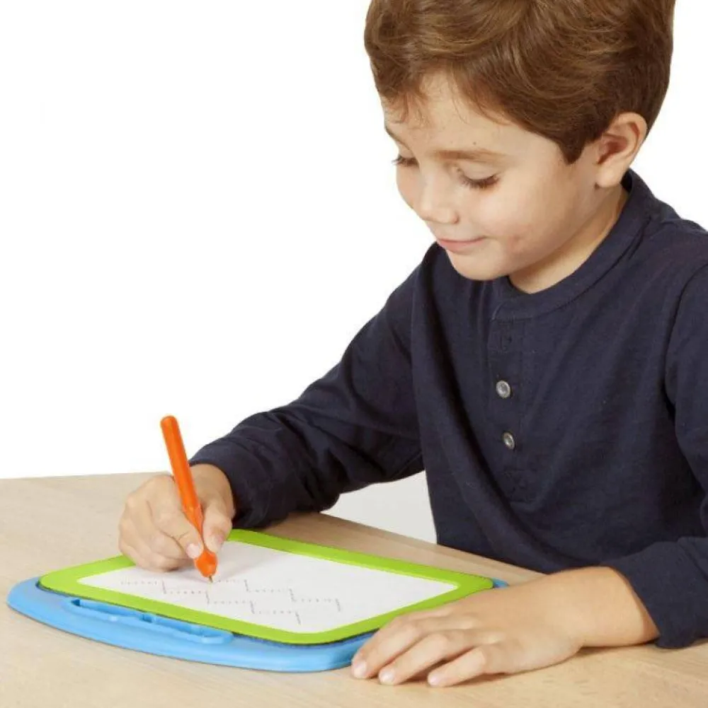 Dideco Set bandeja y punzón preescritura*Niños Pizarras Para Niños Y Niñas|Juguetes Y Juegos Motricidad Fina