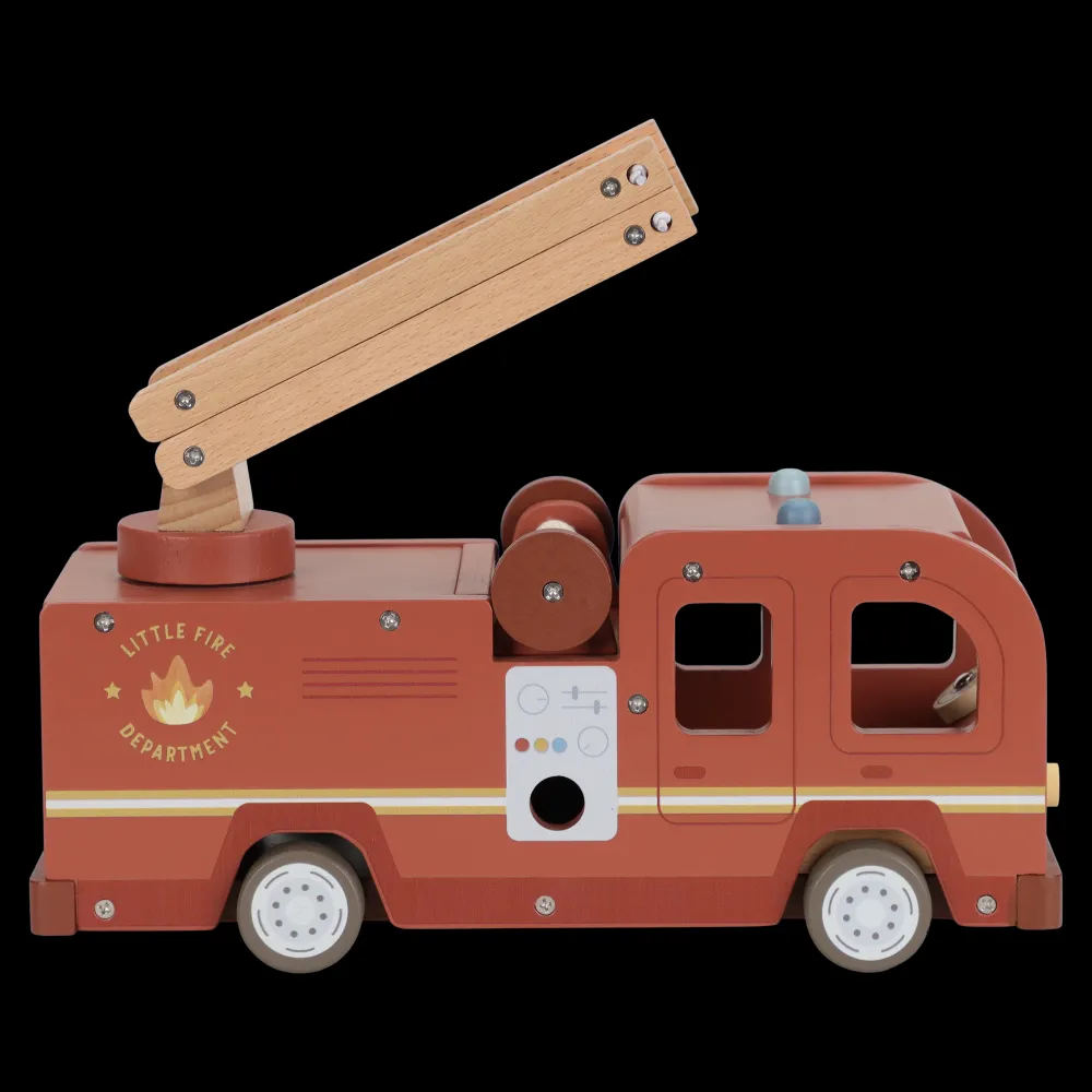 Little Dutch Set Bomberos con camión FSC ·*Niños Coches De Madera De Juguete Para Bebés|Coches De Juguete Para Bebés