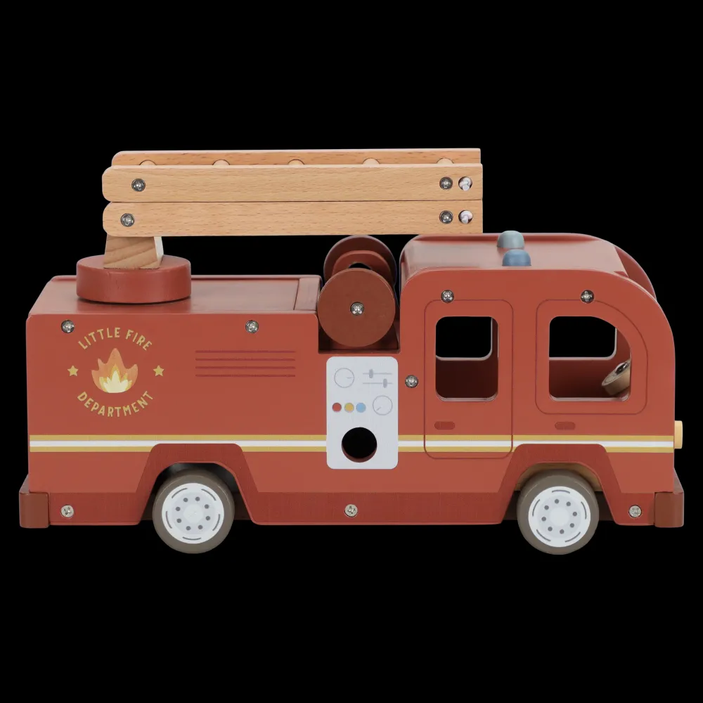 Little Dutch Set Bomberos con camión FSC ·*Niños Coches De Madera De Juguete Para Bebés|Coches De Juguete Para Bebés