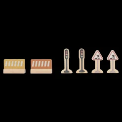 Little Dutch Set Construcción con grúa FSC ·*Niños Coches De Madera De Juguete Para Bebés|Coches De Juguete Para Bebés