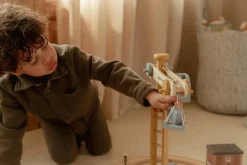Little Dutch Set Construcción con grúa FSC ·*Niños Coches De Madera De Juguete Para Bebés|Coches De Juguete Para Bebés