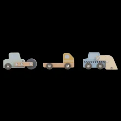 Little Dutch Set Construcción con grúa FSC ·*Niños Coches De Madera De Juguete Para Bebés|Coches De Juguete Para Bebés