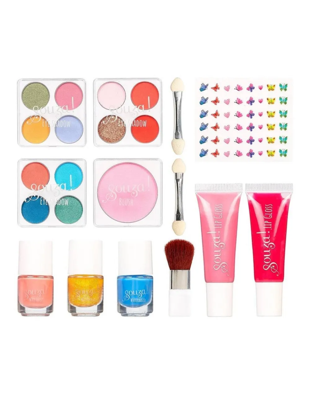 Souza Set de belleza de lujo ·*Niños Maletín De Maquillaje Para Niñas Y Niños|Disfraces Infantiles