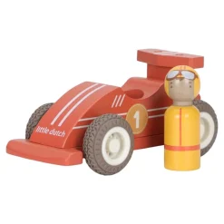 Little Dutch Set de coches de carreras con retroceso ·*Niños Coches De Madera De Juguete Para Bebés|Coches De Juguete Para Bebés