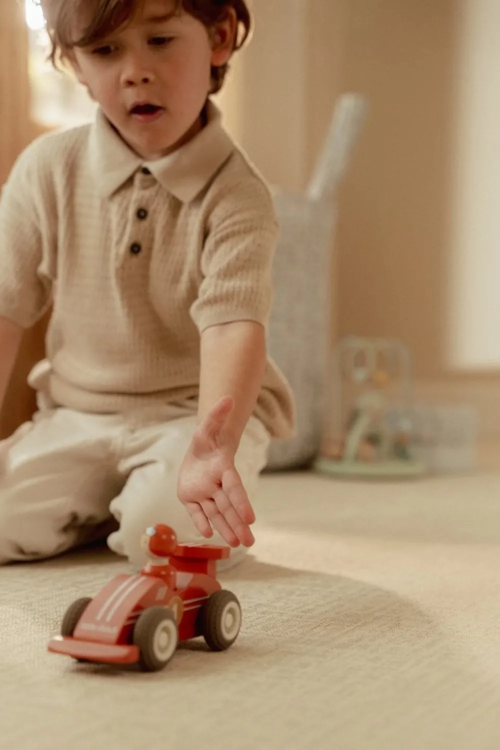 Little Dutch Set de coches de carreras con retroceso ·*Niños Coches De Madera De Juguete Para Bebés|Coches De Juguete Para Bebés