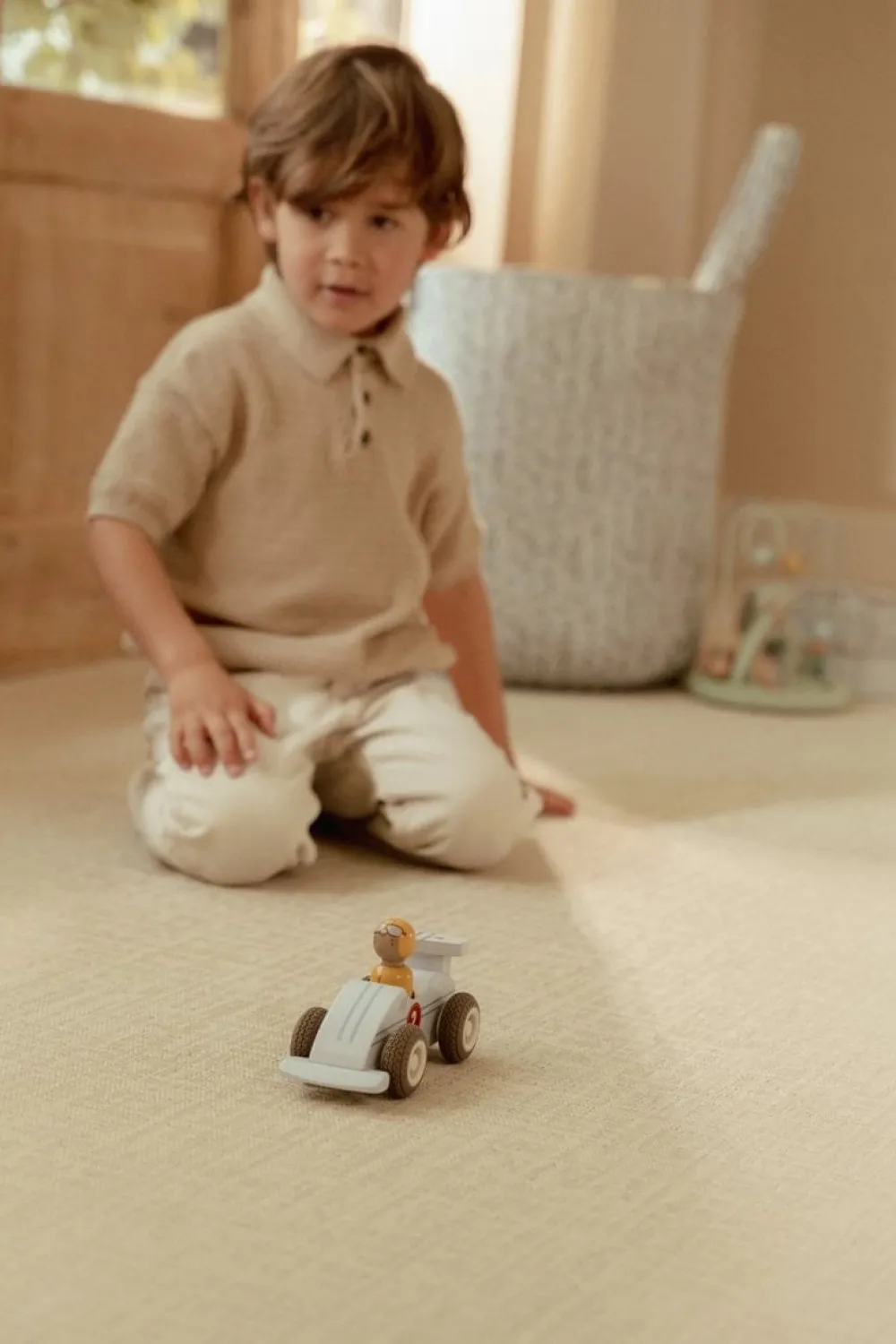 Little Dutch Set de coches de carreras con retroceso ·*Niños Coches De Madera De Juguete Para Bebés|Coches De Juguete Para Bebés