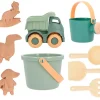 Monnëka Set de Juguetes de Playa Cubo Camión Sea Green*Niños Juguetes De Playa|Juguetes De Playa