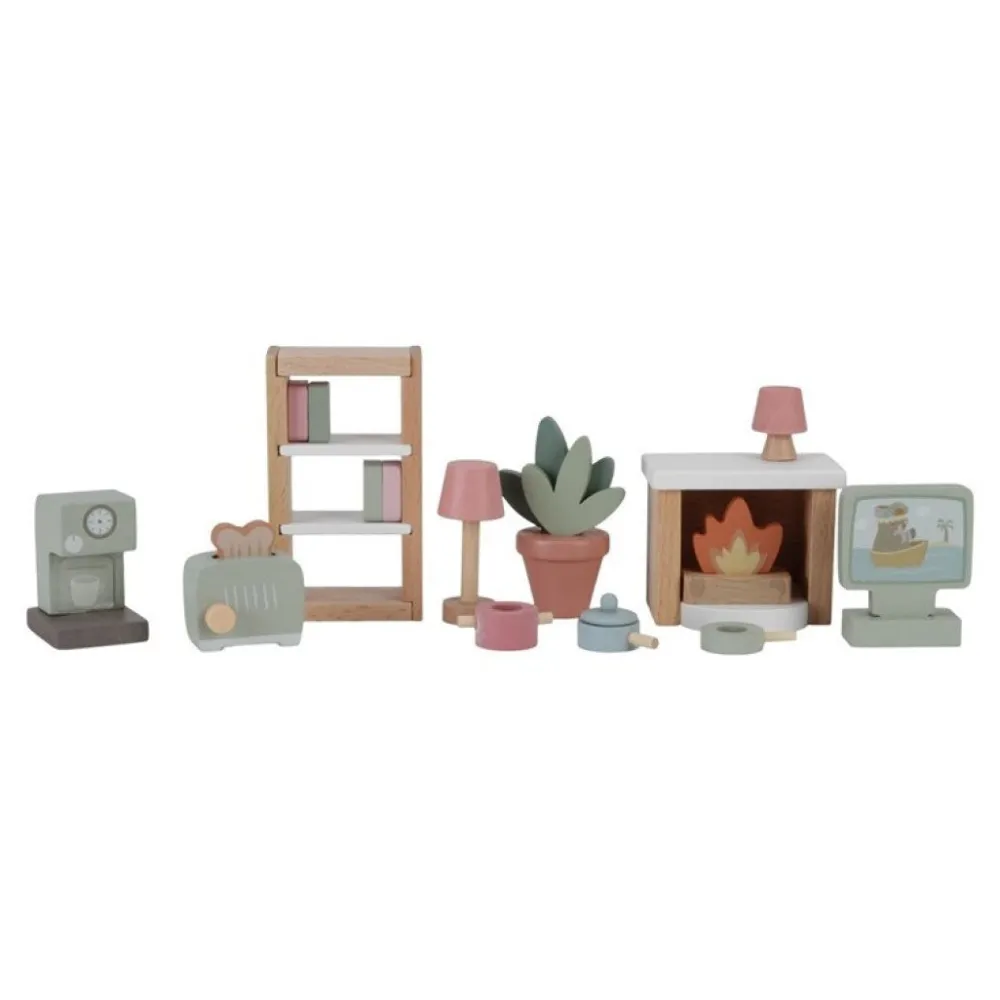 Little Dutch Set de Muebles para Casa de Muñecas FSC ·*Niños Casas De Muñecas|Juguetes Montessori