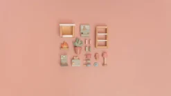 Little Dutch Set de Muebles para Casa de Muñecas FSC ·*Niños Casas De Muñecas|Juguetes Montessori