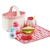 Hape Set de Picnic ·*Niños Cocinas De Madera Y Accesorios Juguete|Juguetes Waldorf