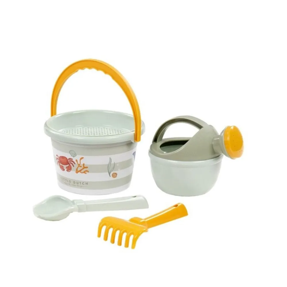 Little Dutch Set de Playa (5 piezas) Ocean Fresh Verde ·*Niños Juguetes De Playa|Juguetes De Playa