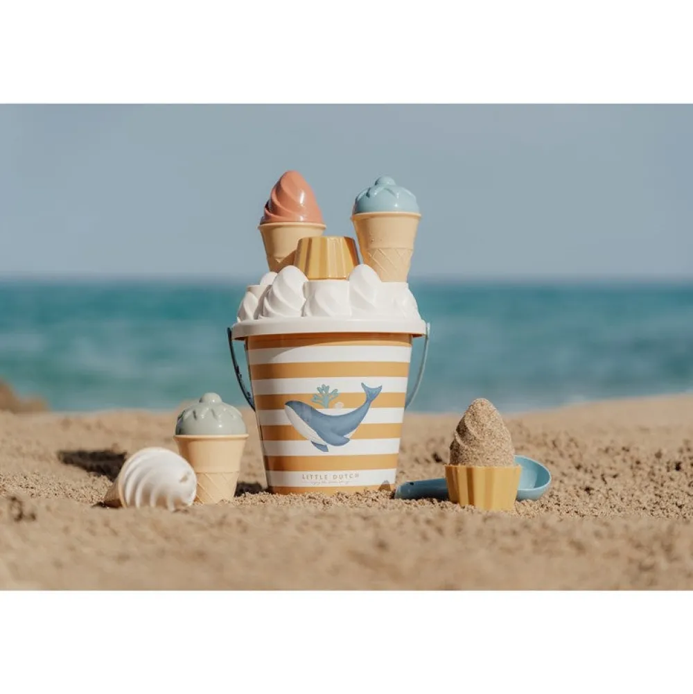 Little Dutch Set de Playa Helados Ocean Dreams Azul ·*Niños Juguetes De Playa|Juguetes De Playa