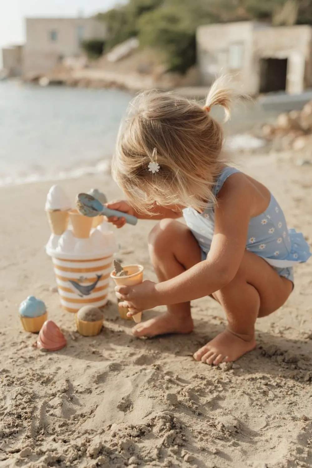 Little Dutch Set de Playa Helados Ocean Dreams Azul ·*Niños Juguetes De Playa|Juguetes De Playa