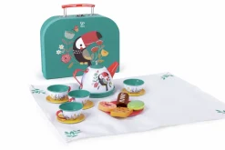 Hape Set de Té ·*Niños Cocinas De Madera Y Accesorios Juguete|Juguetes Waldorf