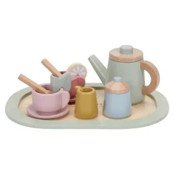 Little Dutch Set de Té ·*Niños Cocinas De Madera Y Accesorios Juguete|Juguetes Waldorf