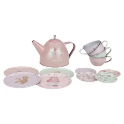 Little Dutch Set de Té de Fairy Garden ·*Niños Cocinas De Madera Y Accesorios Juguete|Juguetes Waldorf