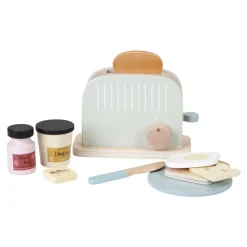 Little Dutch Set de Tostadora ·*Niños Cocinas De Madera Y Accesorios Juguete|Juguetes Waldorf
